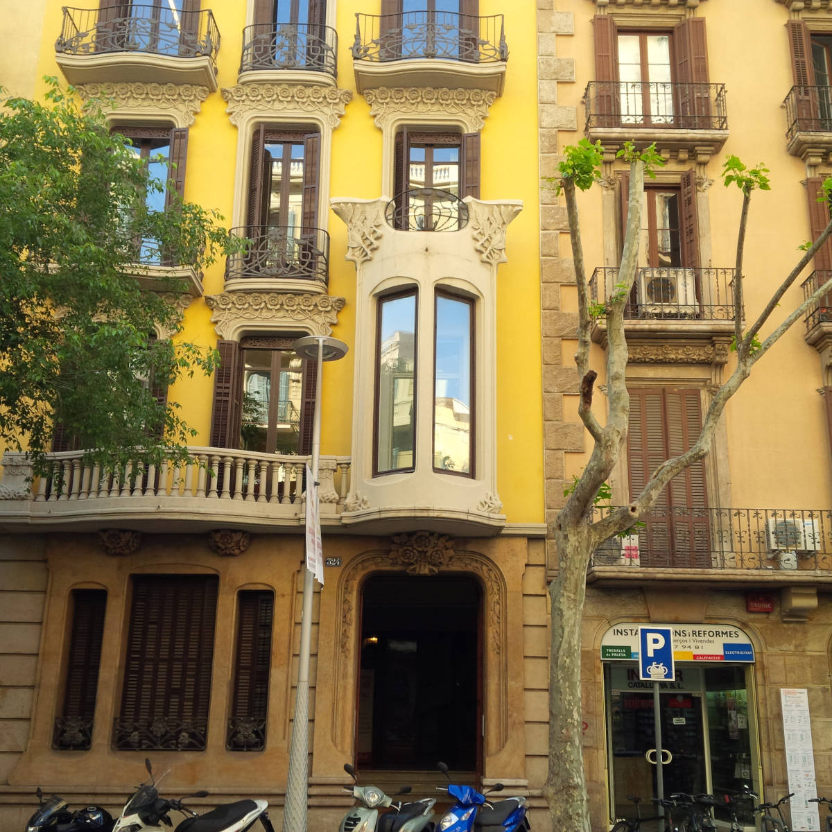 image shows: I want to live in this lovely yellow house