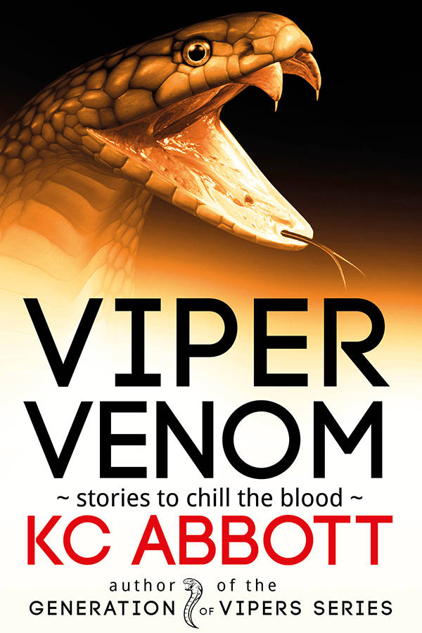 image shows: Viper Venom, a new thriller from KC Abbott