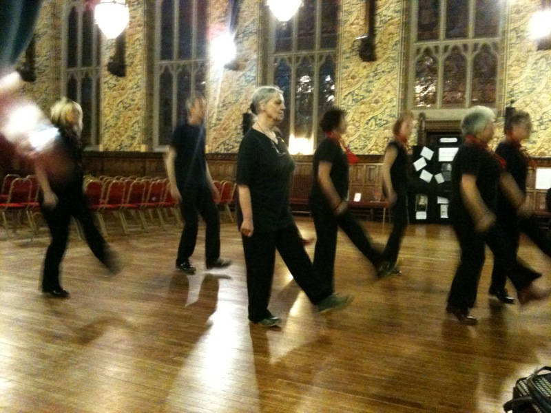 Image of clog dancers dancing rochdale byrons birthday 001 <h2>2012-01-22 - Byron's Birthday</h2>