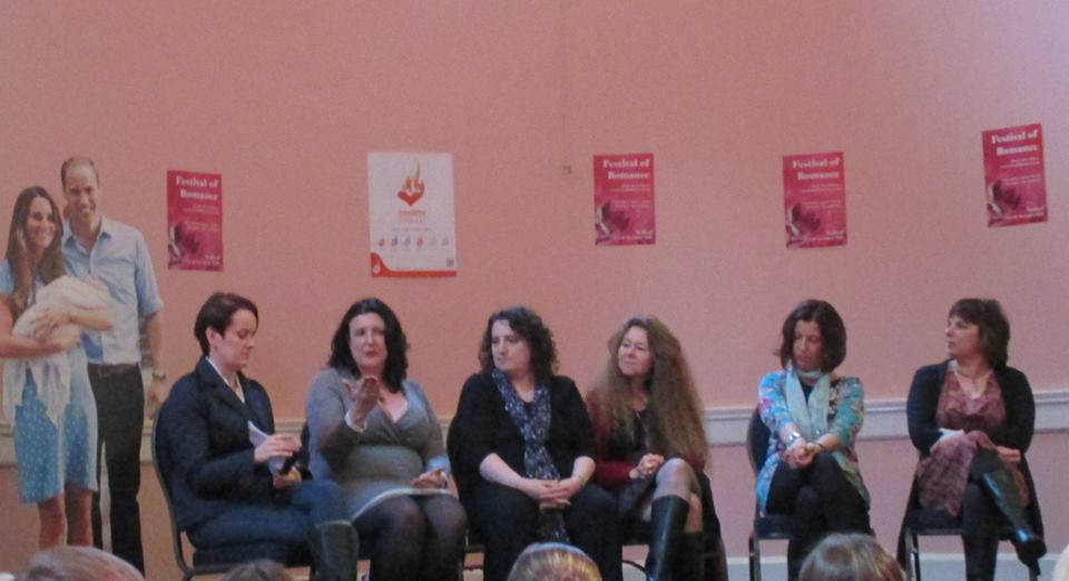 image shows: Author panel led by Louise Graham