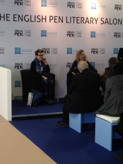 image shows: Meg Roscoff being interviewed