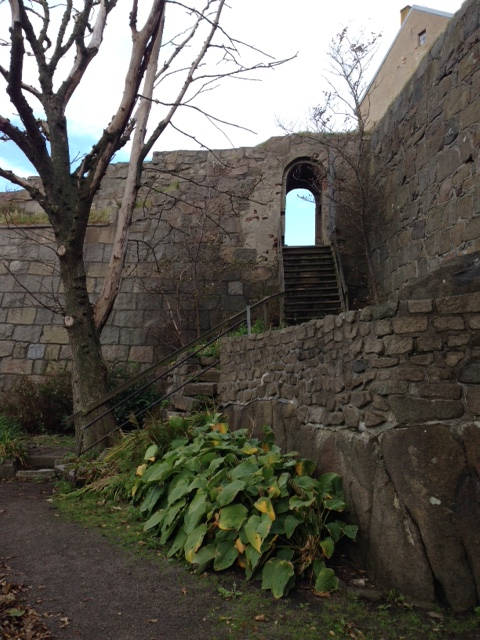 image shows: Varberg Fort - back entrance?