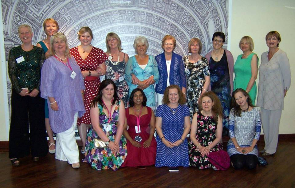 image shows: All the Choc Lit authors who attended this yearâ€™s conference (minues one)