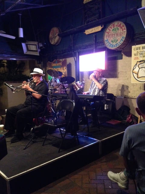 image shows: Inside a Bourbon Street Jazz Bar