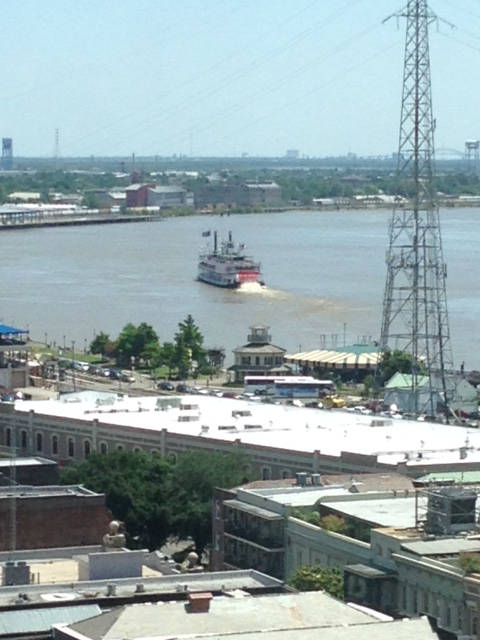 image shows: Mississippi Paddle Steamer