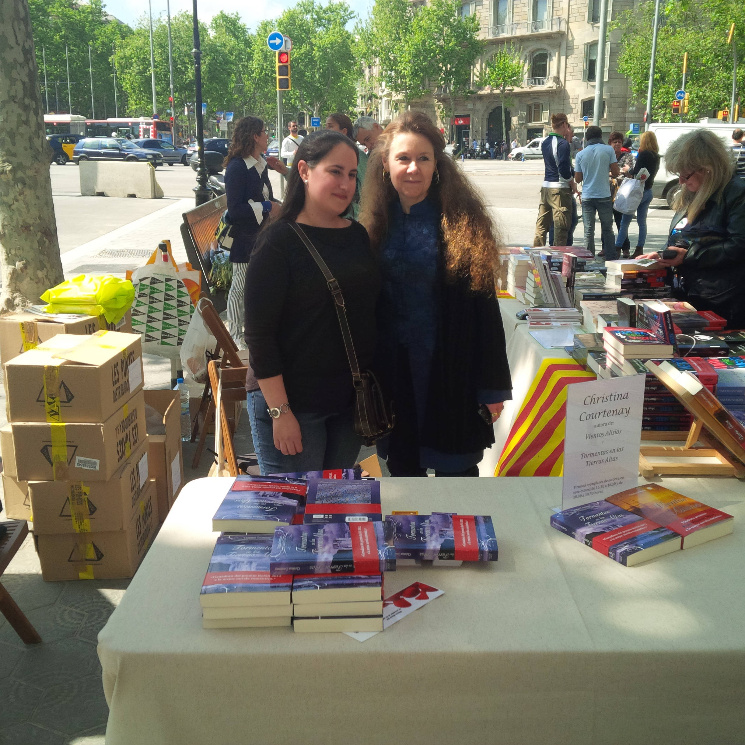 Image of sant jordis day barcelona 02 <h2>2014-04-25 - Sant Jordi Day in Barcelona</h2>