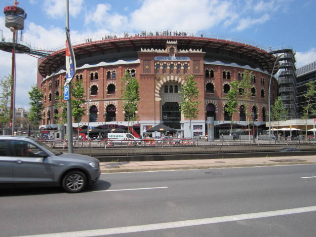 image shows: One of the many historic buildings in Barcelona