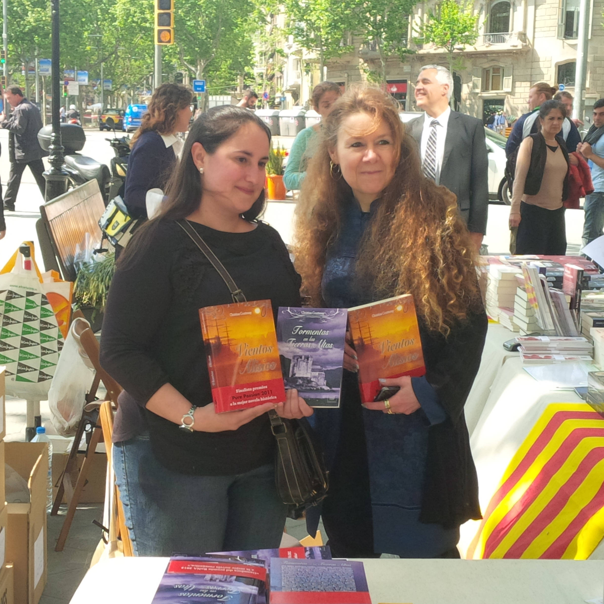 Image of sant jordis day barcelona 08 <h2>2014-04-25 - Sant Jordi Day in Barcelona</h2>